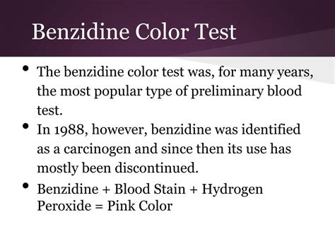 benzidine test|what is a mibi.